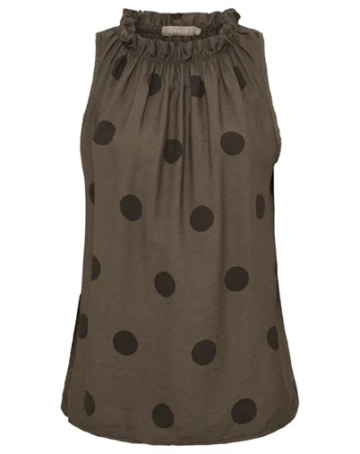 Marta du Chateau - MDCLucina Top - Brown